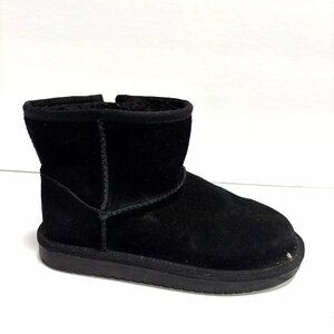 Koolaburra Kids’ Koola Mini Black Winter Boots, Girls’ Size 1 M